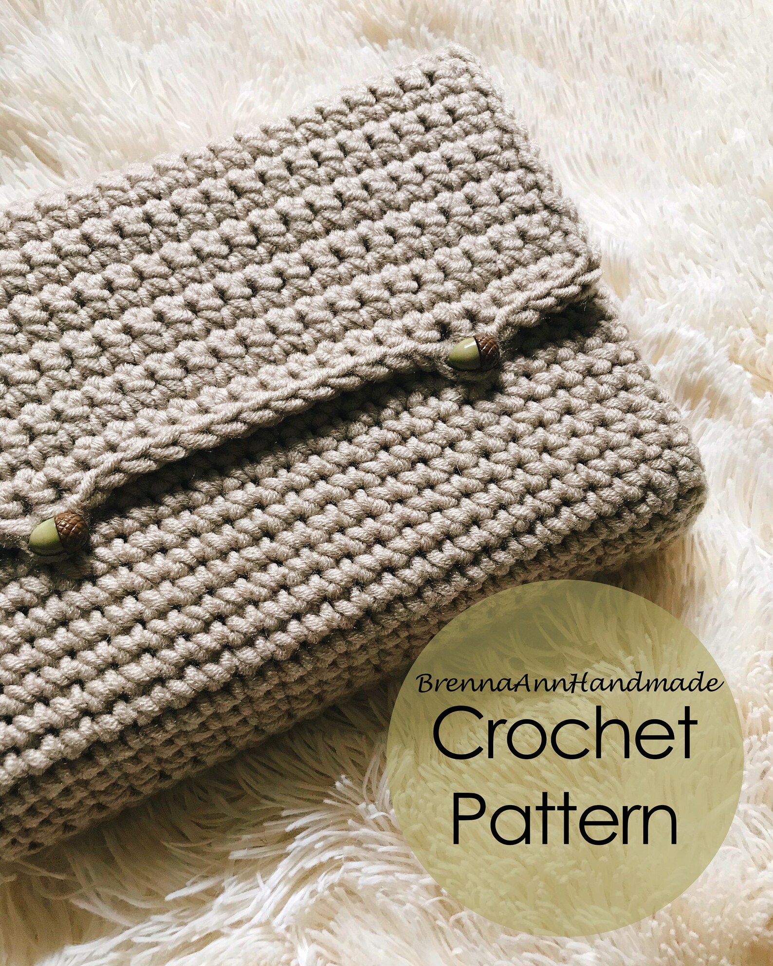 CROCHET PATTERN - the Autumn-theme Cozy Book Cover, Instant Download ...