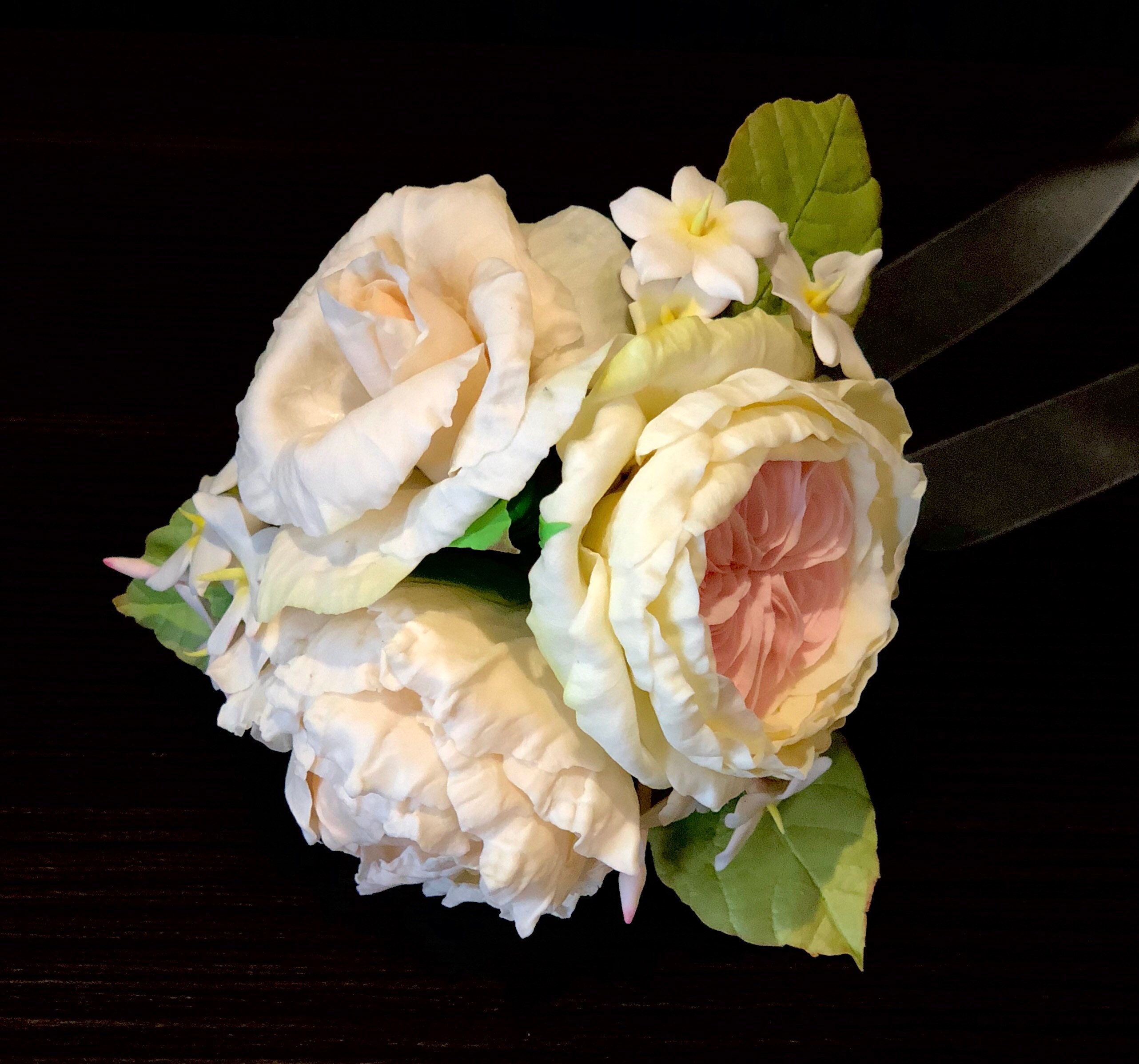 Bridal bouquet clay flowers wedding flowers Etsy