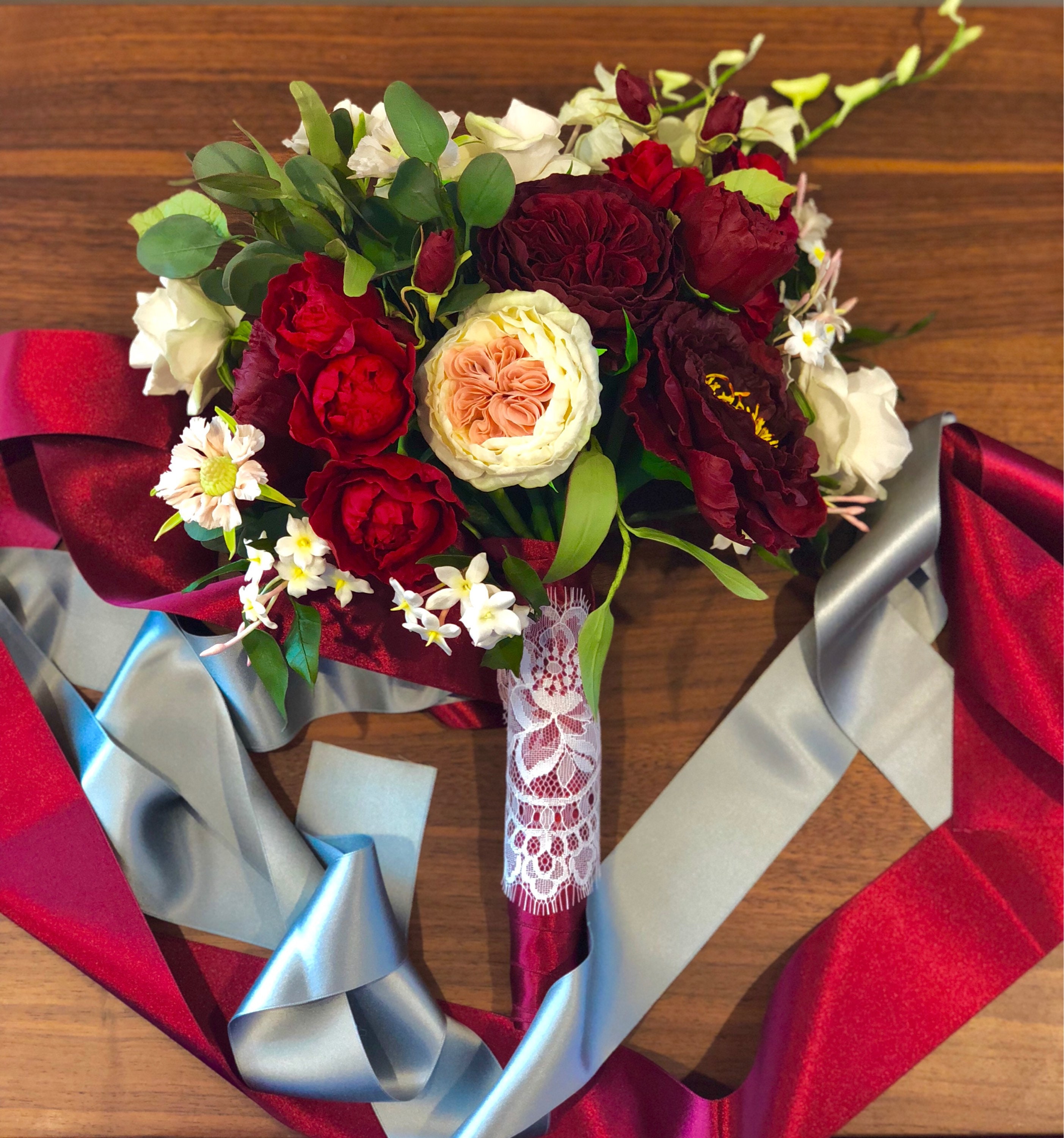 Bridal bouquet clay flowers wedding flowers Etsy