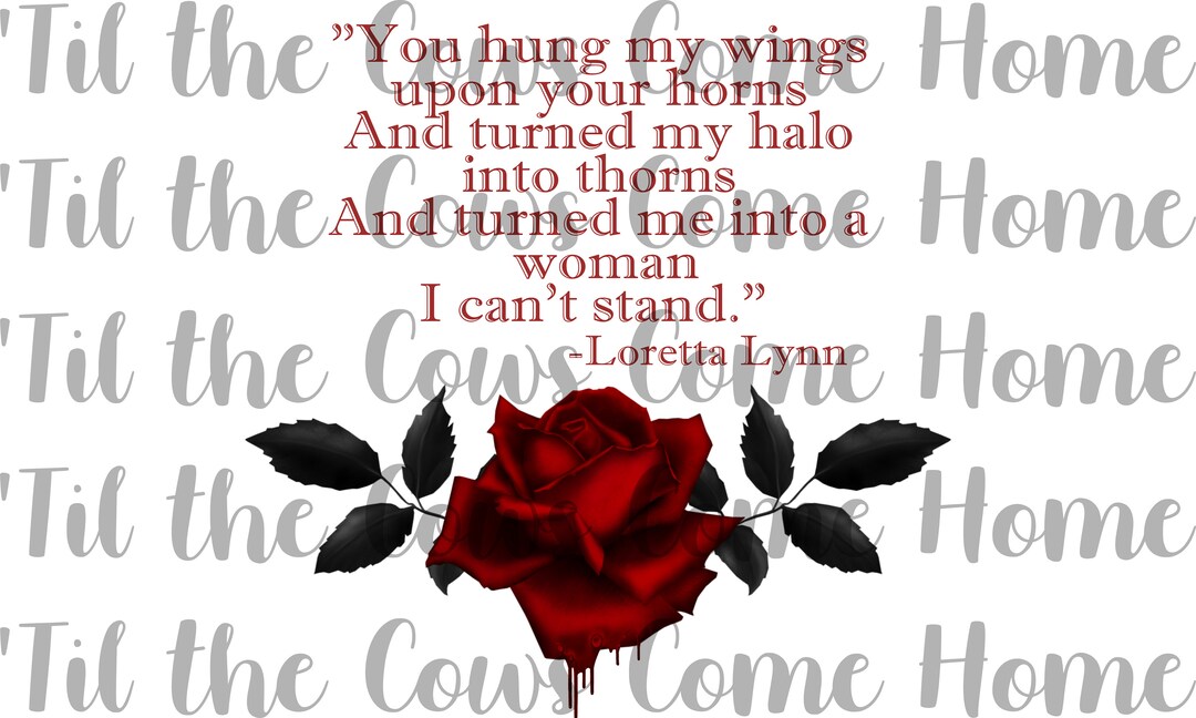 Wings Upon Your Horns Png Sublimation Digital Download Etsy