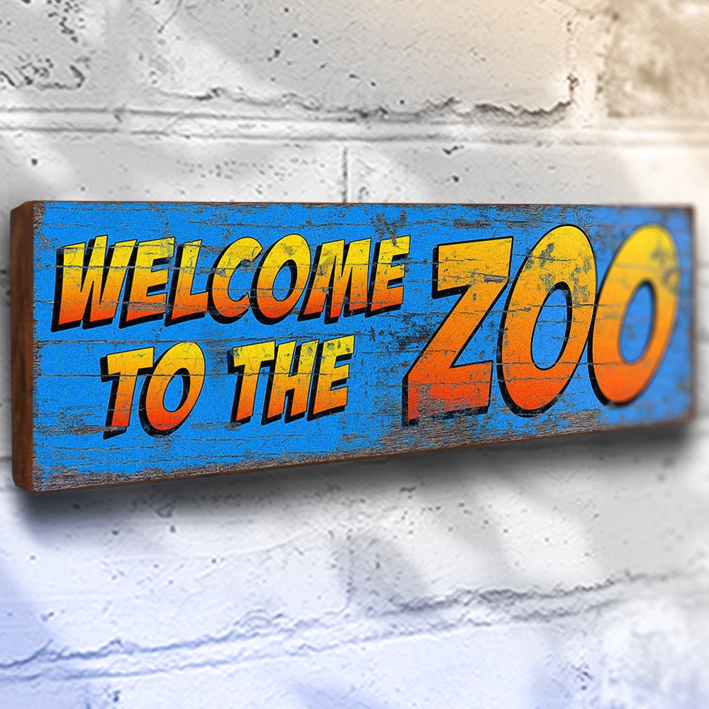 Zoo Welcome Signs