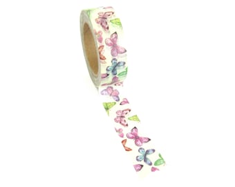 Butterfly Washi Tape Multi Coloured Butterflies 10m