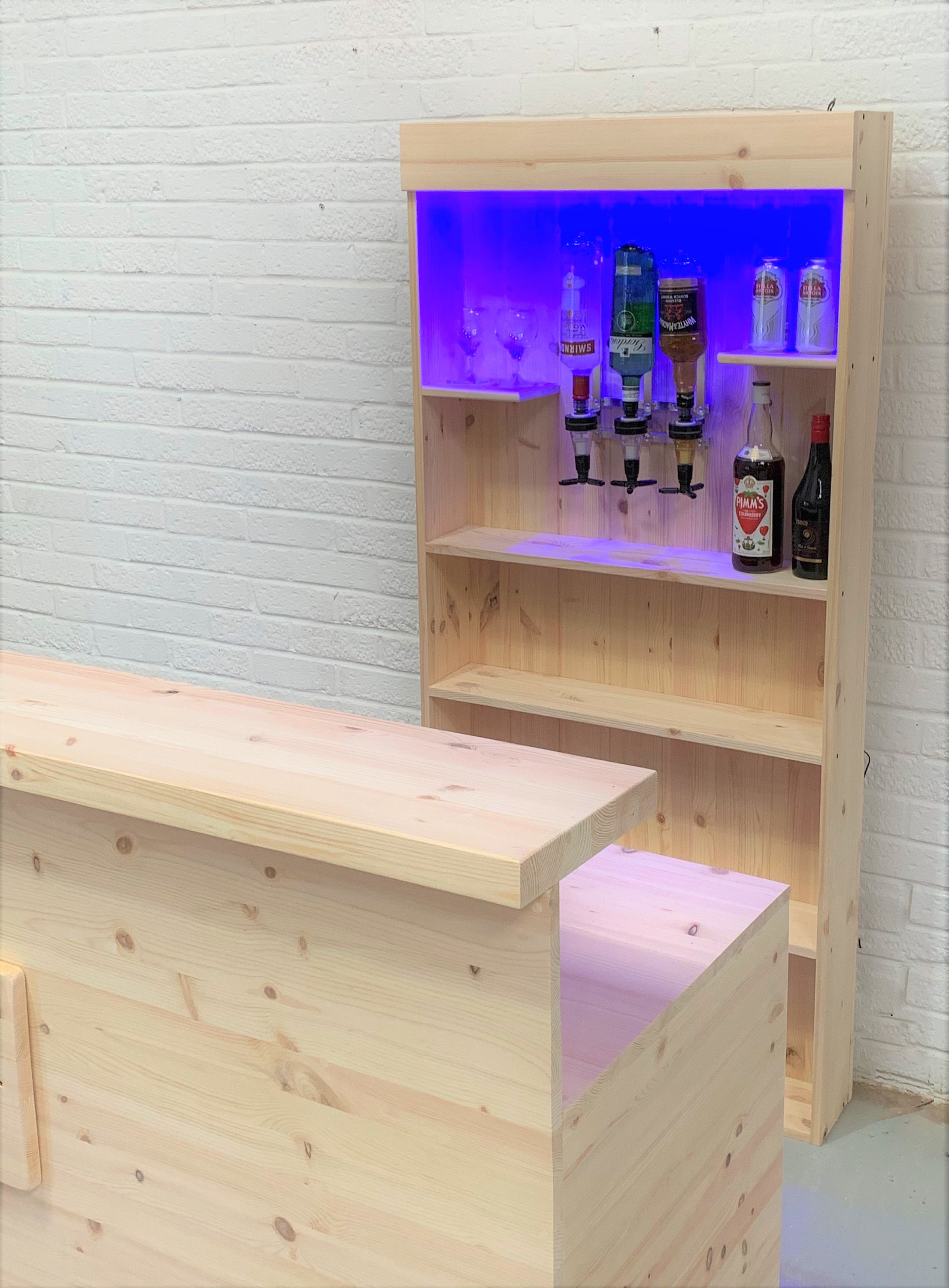 The Personalised Kings Bar Full Micropub in Pine Etsy UK