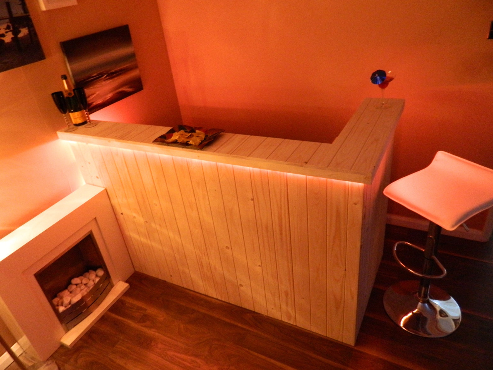 Solid Pine Kings Bar Etsy UK