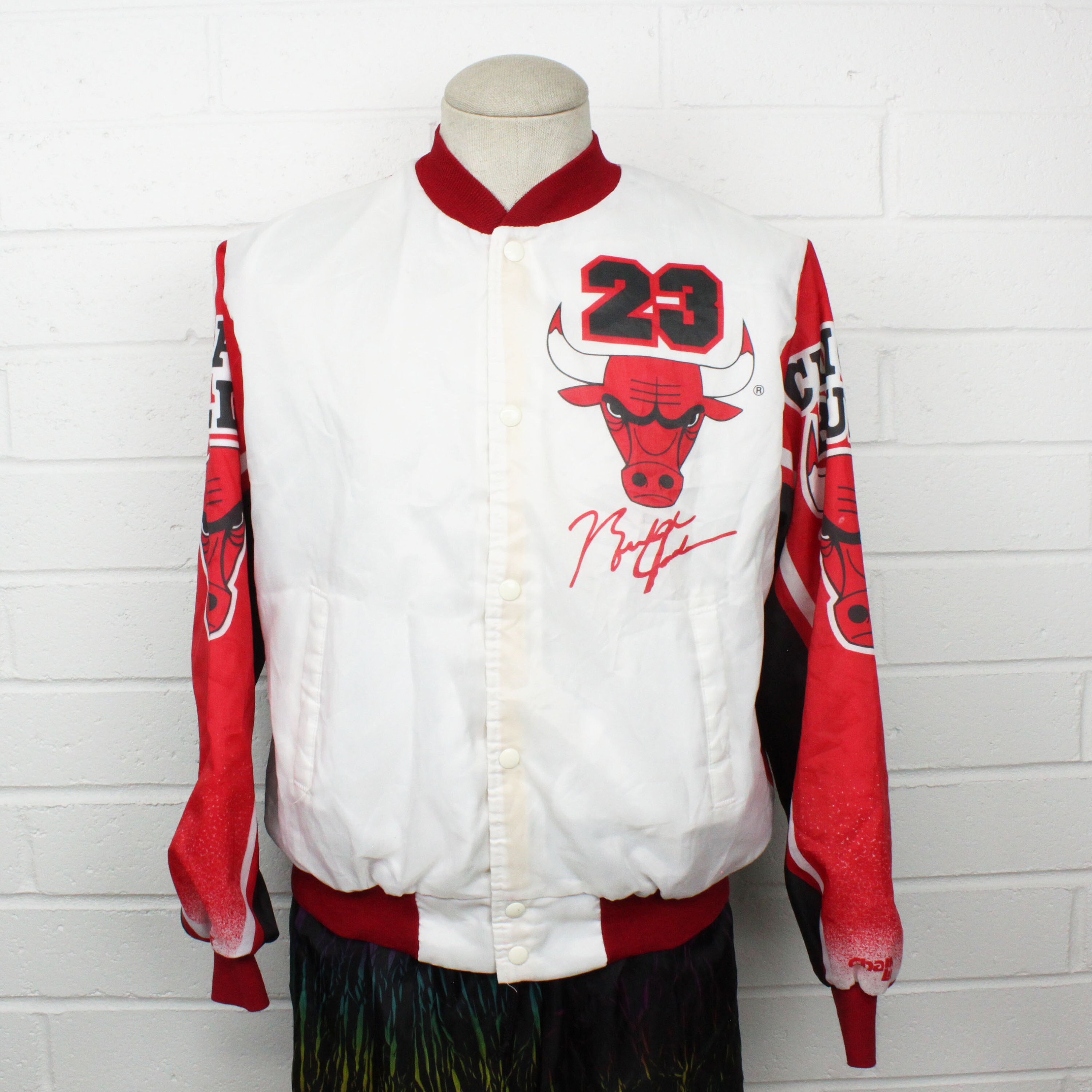 Vintage 90s Michael Jordan Chalk Line Jacket All Over Print Etsy
