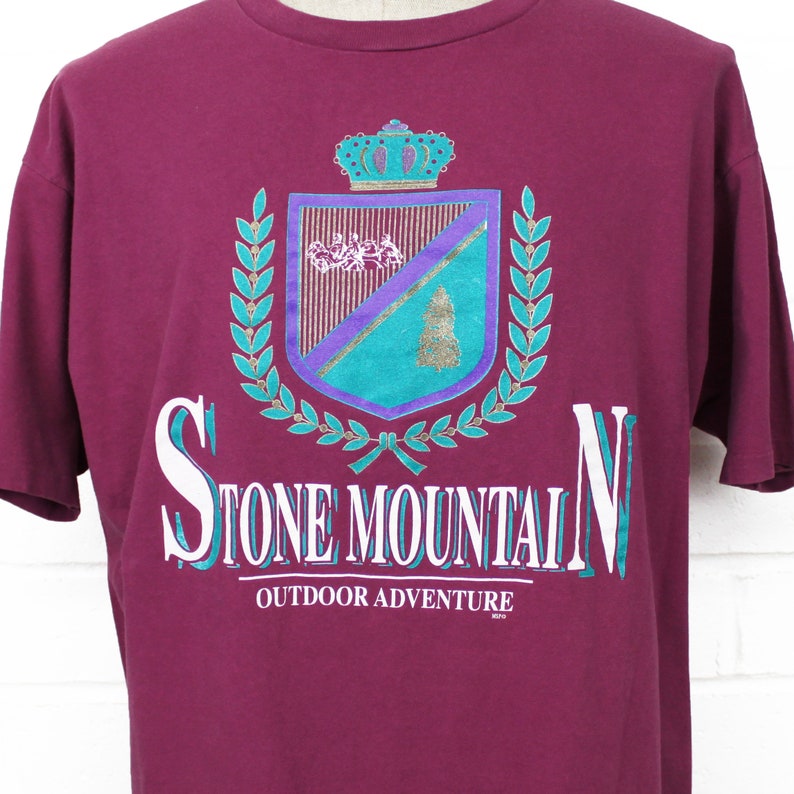 Vintage 90s Stone Mountain Shirt XL Atlanta Georgia National Park Outdoor Adventure X Large TShirt