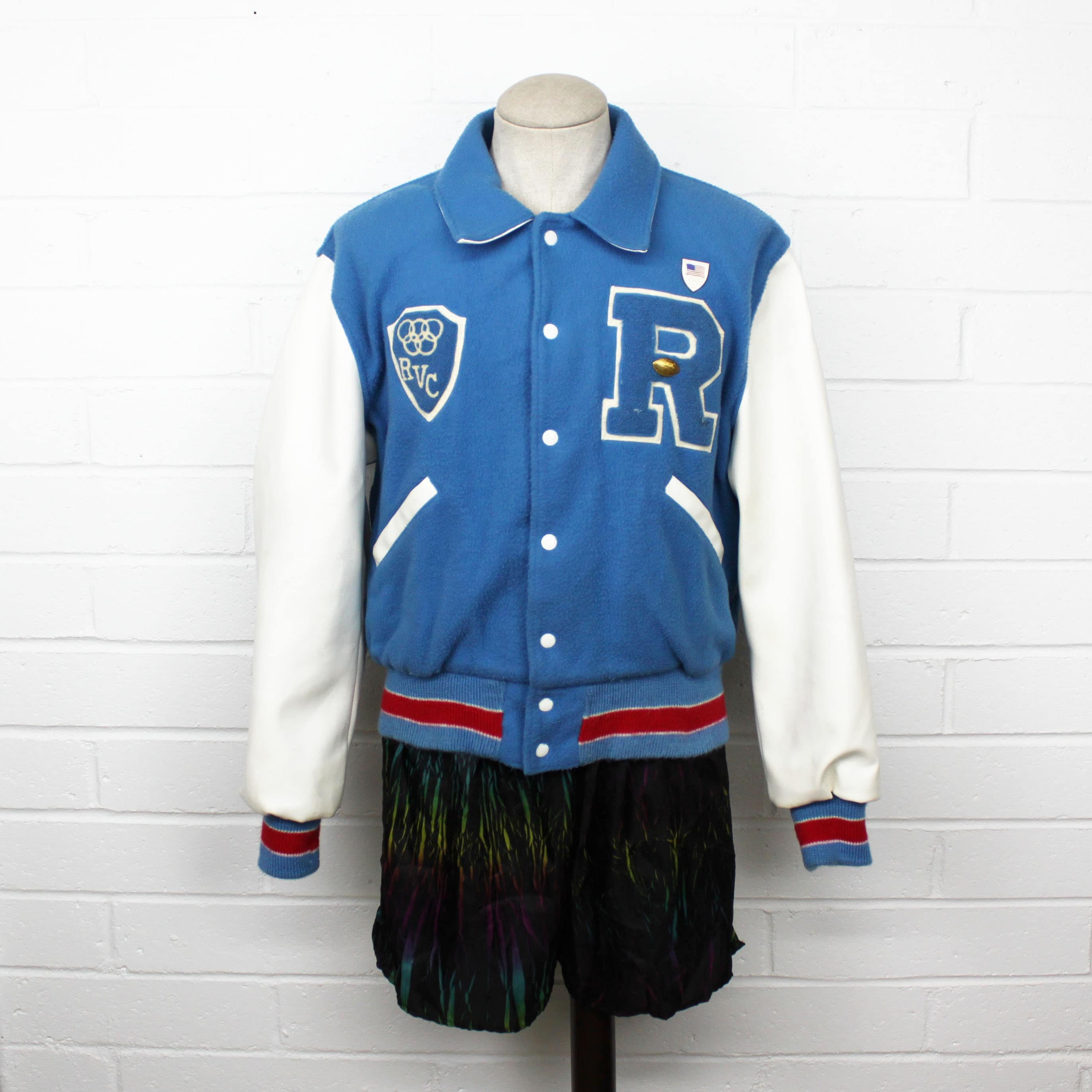 blue / white BAIT x Astro Boy Men Launch Varsity Jacket blue / white BAIT x Astro Boy Men Launch Varsity Jacket