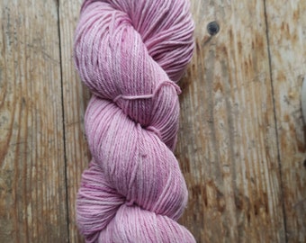 Lisière colorway Cochenille - 3 ply DK Cotton/Mérinos Yarn  - 3,5oz/273 yards - Natural Handdyed
