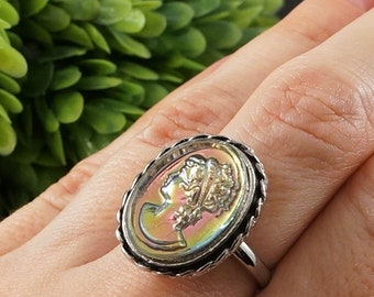 Antique Ring R135 Antique Intaglio Vintage Cameo Jewelry Intaglio Jewelry Cameo Intaglio Ring Cameo Jewelry Vintage Glamour Ring