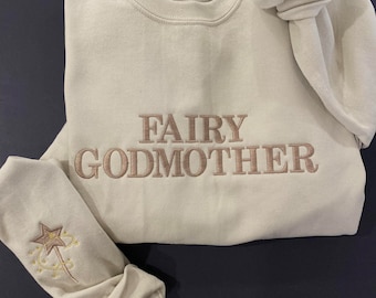 Godmother sweatshirt, Godmom Sweatshirt, Christening Gift, madrina sweatshirt,Personalized Godmother Crewneck Sweatshirt, Custom with Kids N