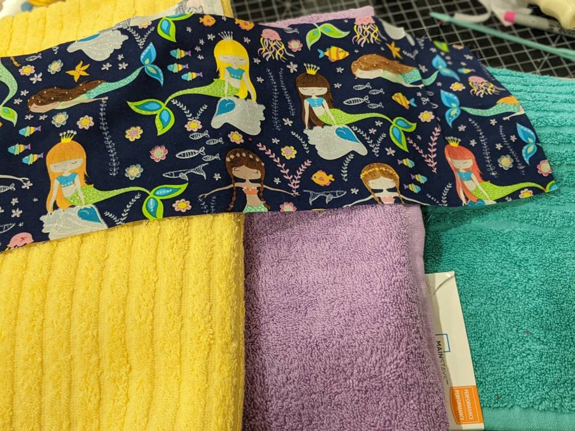 Personalized Hooded Towel Kids Toddler Towel baby girl Etsy