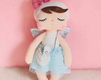 First birthday doll, plush doll, girls first doll, birthday gift, personalized doll