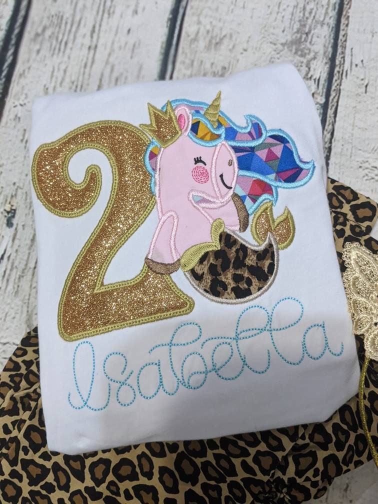 Unicorn birthday shirt Unicorn tee Unicorn theme birthday | Etsy