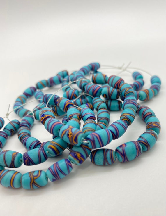 Turquoise Venetian Stripe Necktie Turquoise Venetian Stripe Necktie