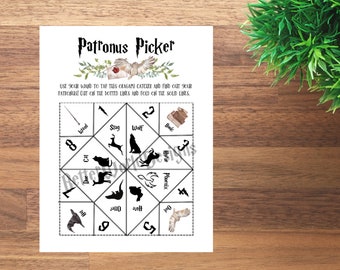 Wizard Patronus Picker cootie catcher