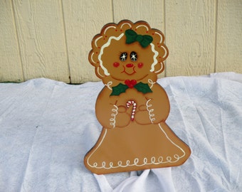 Gingerbread Girl Yard Sign