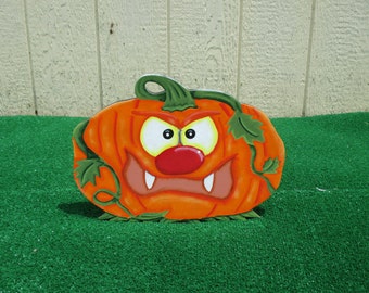 Funny Pumpkin Halloween Yard Sign
