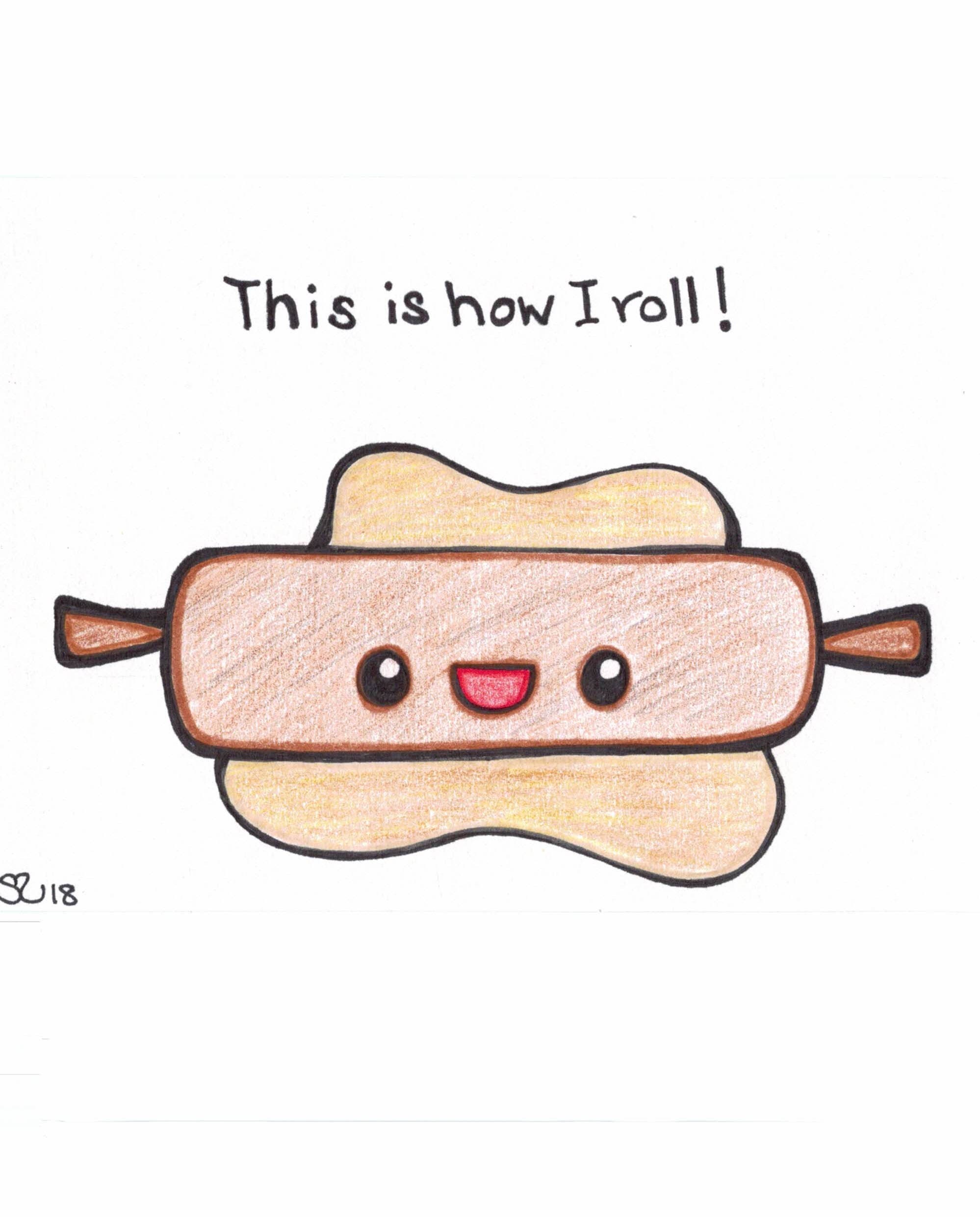I roll. How to draw + Color cute Doodles Oh so punny купить. New Templates are available on Etsy.