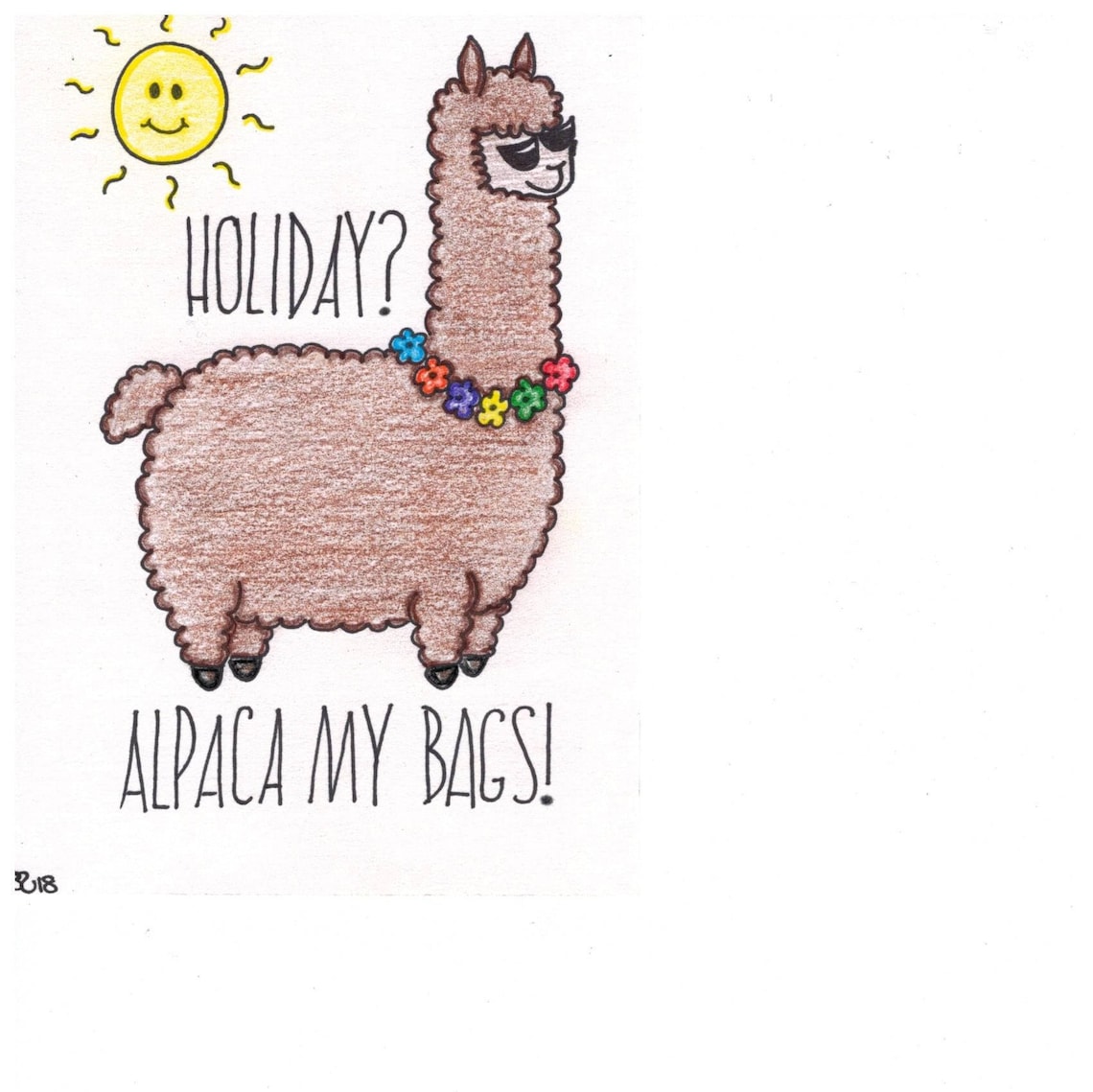 Alpaca My Bags by Jenny Goebel