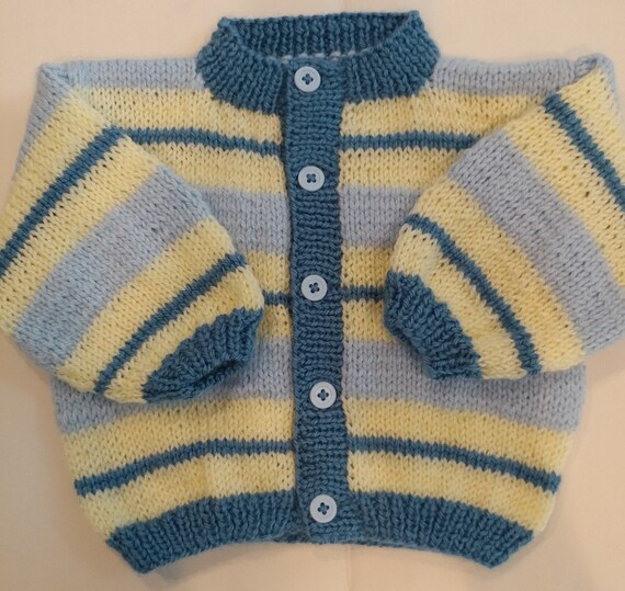 baby boy pale blue cardigan