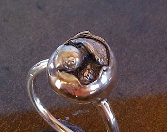 Baby turtle ring, animal ring, cute jewelry