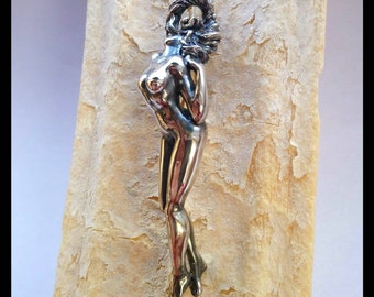 Naked woman pendant