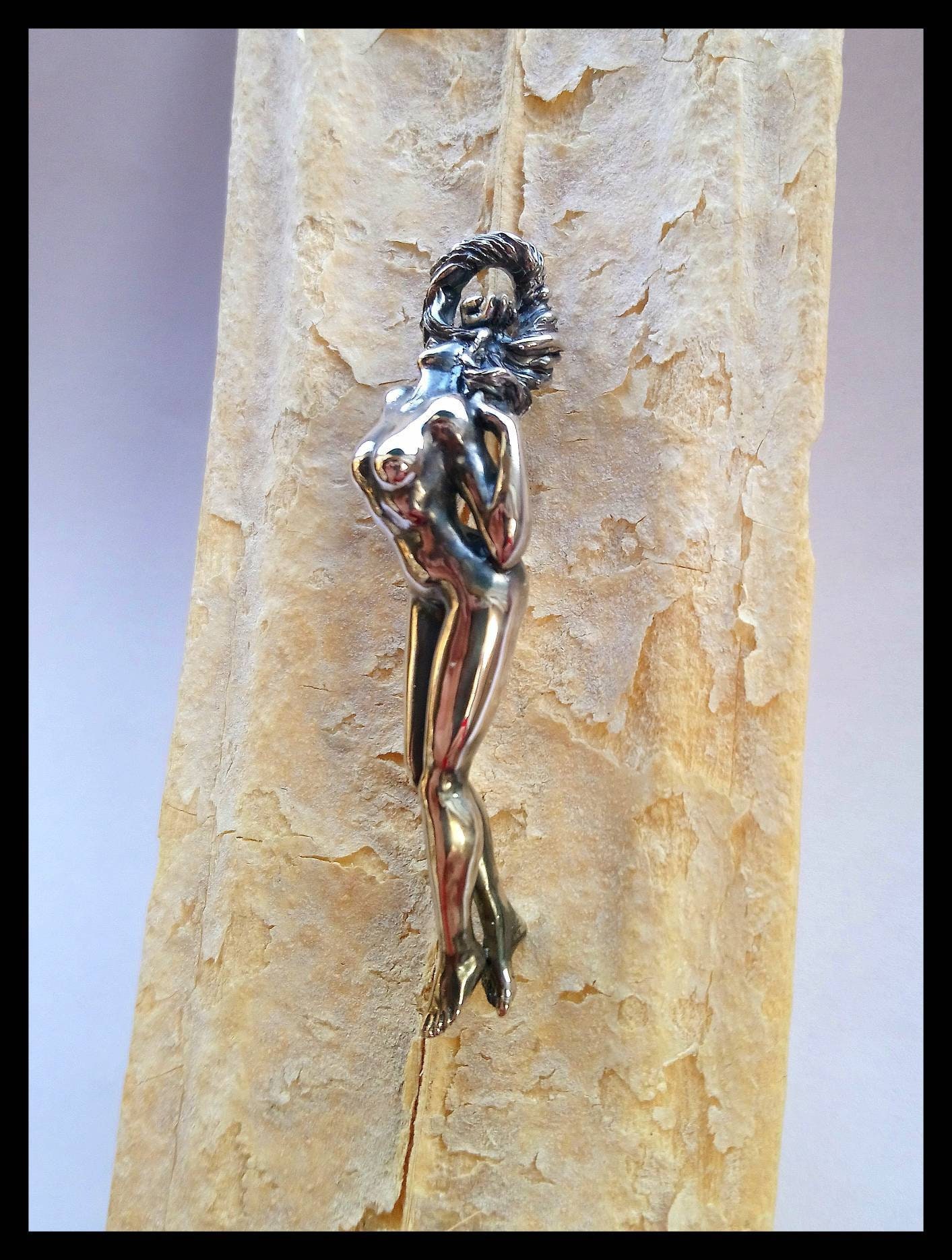 Naked Woman Pendant - Etsy