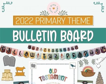 2022 Primary Old Testament Theme Packet - Bulletin Board