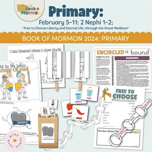 Activities and Learning Ideas for Primary Children | February 5–11,  2 Nephi 1–2 | A Companion to Book of Mormon 2024 Come, Follow Me