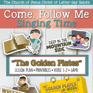 Come, Follow Me for Primary Singing Time: 2020 "The Golden Plates" Printable Lesson Packet