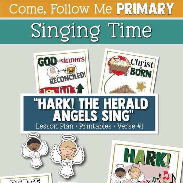 Komm, folge mir für die primäre Singzeit: "Hark! The Herald Angels Sing"