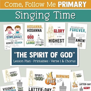 Kom en volg mij voor de primaire zangtijd: 'The Spirit of God'