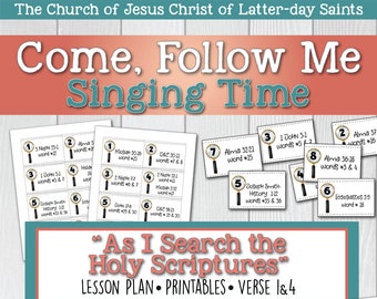 Come, Follow Me for Primary Singing Time: 2020 "As I Search the Holy Scriptures"