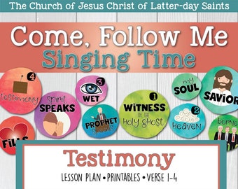 Come, Follow Me for Primary Singing Time: 2020 "Testimony"