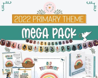 2022 Primary Old Testament Theme Packet - Mega Pack