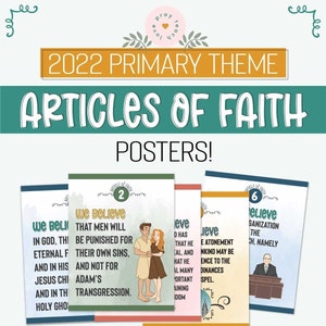 Paquet thématique de l'Ancien Testament de la Primaire 2022 - Articles de foi