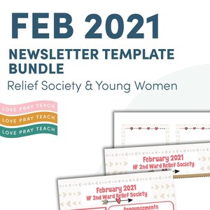 February 2021 Editable Newsletter Template