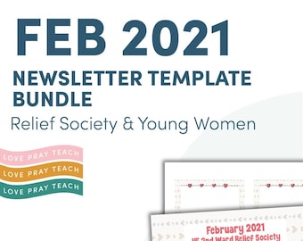 February 2021 Editable Newsletter Template