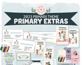 2023 Primary New Testament Theme Packet - Primary Extras