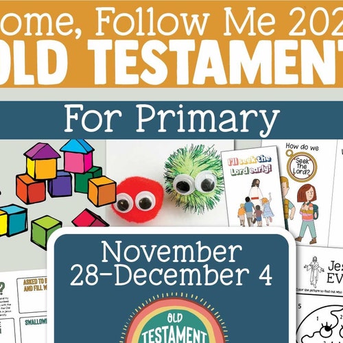 Come Follow Me for Primary 2023 December 26january 1 We Are Etsy