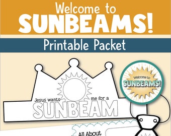 Welcome to Sunbeams! Printable Packet