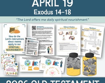 Éxodo 14-18 / 13-19 de abril de 2026 / Escuela Dominical para Jóvenes / Paquete de Apoyo para el programa "Ven, sígueme"