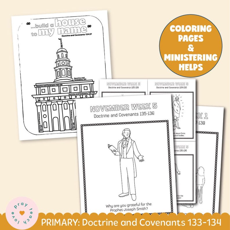 Primary Children Nov 24-30: He “has Sealed His Mission and His Works ...