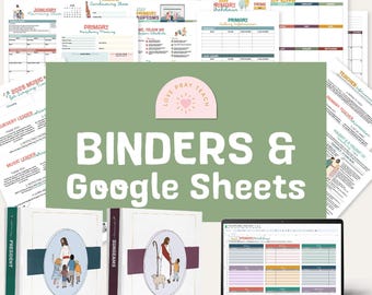2025 Primary Binders and Google Sheets