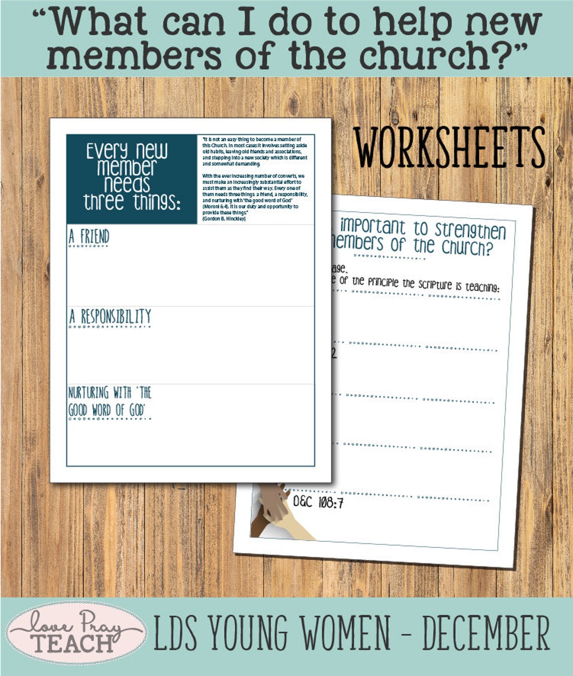 december-lds-young-women-come-follow-me-lesson-packet-etsy