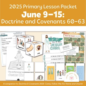 Enfants de la Primaire 9-15 juin : « Je suis toujours avec les fidèles » Doctrine et Alliances 60-63Venez et suivez-moi : pour la maison et l'église 2025