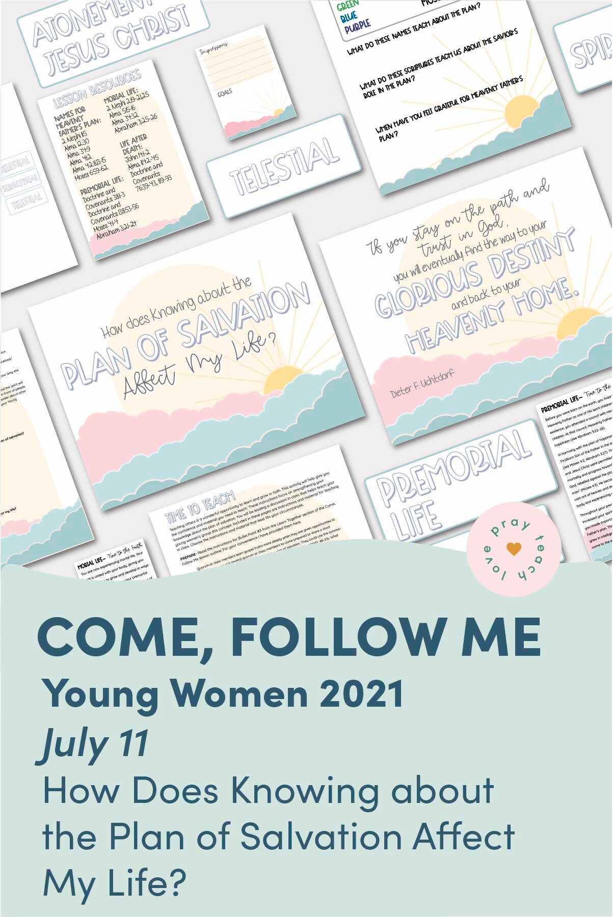 Young Women Doctrinal TopicJuly 11: "How Does Knowing about the …