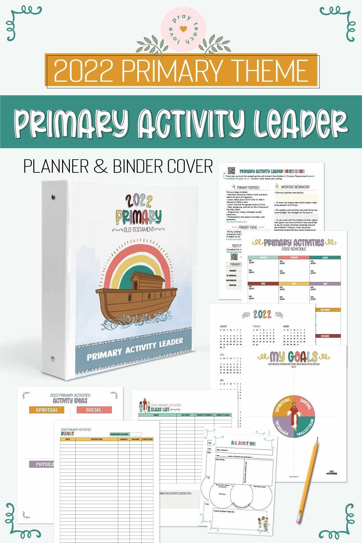 Primary Schedule 2022 2022 Primary Old Testament Theme Packet Primary Activities | Etsy Uk