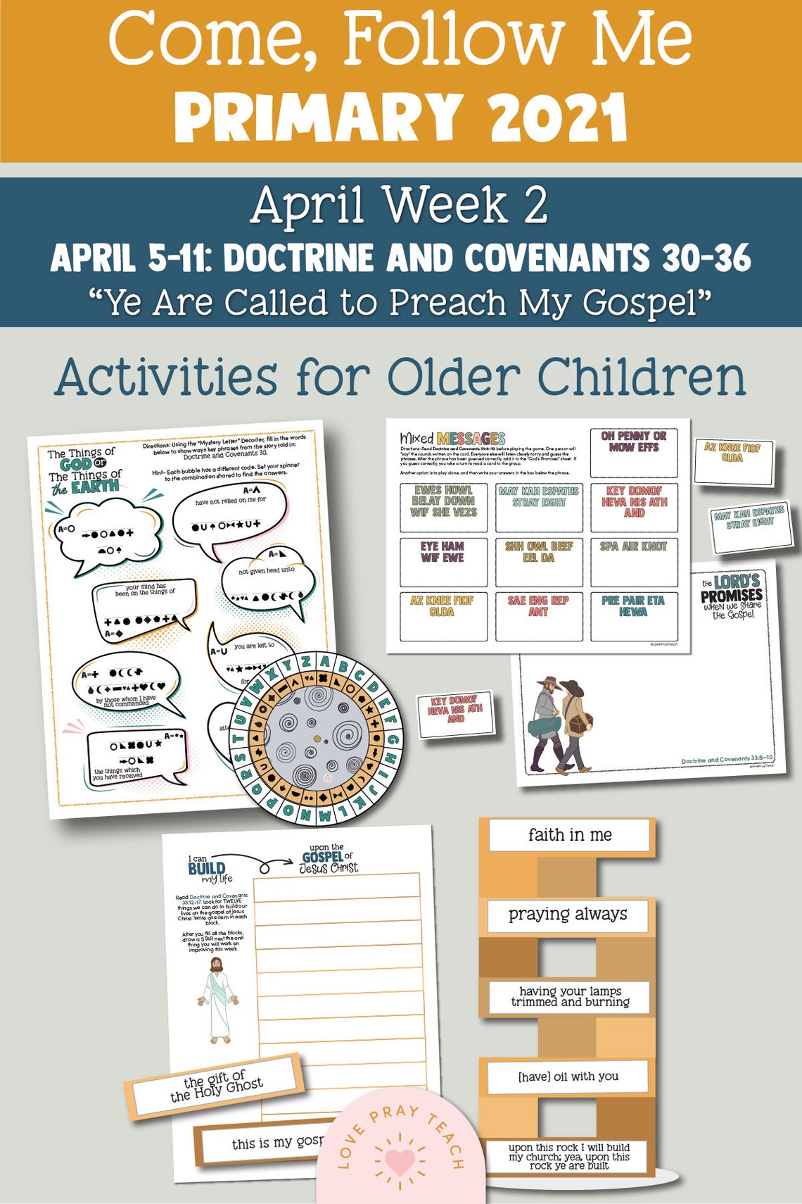 Come Follow Me Primary Manual 2024