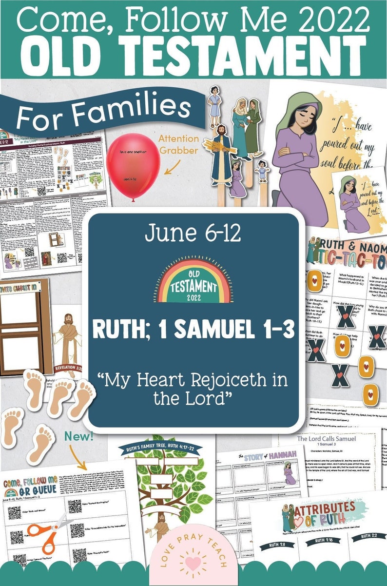 Come Follow Mefor Individuals and Families Ruth 1 1 Samuel Etsy